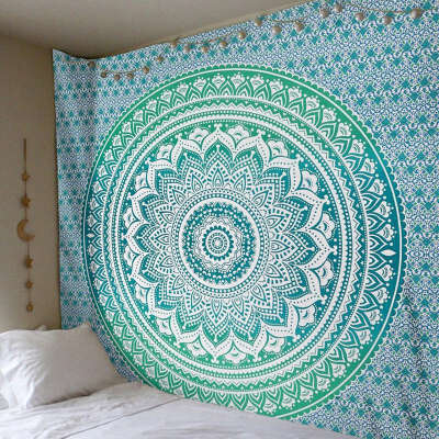 

Gradient Mandala Digital Printed Wall Polyester Tapestry Home Living Room Decoration Outdoor Picnic