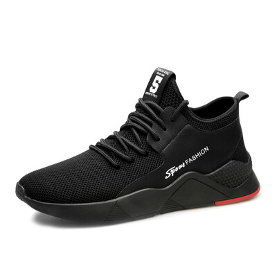

Yi Chi EGCHI Sports Casual Mens Mesh Slow Running Outdoor Mens Shoes 78123 Black 40