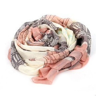 

Fashion Women Long Cotton Scarf Wrap Ladies Shawl Large Silk Scarves Vivid Fine