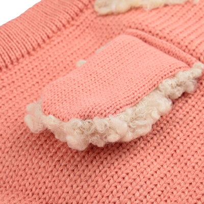 

Cute Winter Kids Girls Boys Kintted Hat Ear Puppy Caps Unisex Toddlers Babies Scarf Coif Hood One-Piece Warm Children Gifts