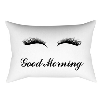 

〖Follure〗Eyelash Out Soft Velvet Cushion Cover 30x50cm Marble Pillow Cases