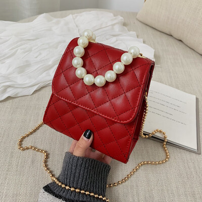 

Advanced sense bag foreign air female bag 2019 new fashion tide Korean version of the wild single shoulder Messenger bag rhombic chain bag