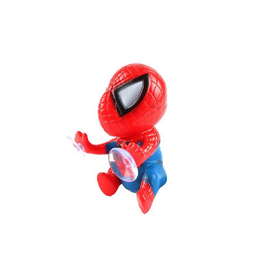 

Super Hero Spider-man Figures Mold Doll Toy with Suction Cups 3D Stickers Car Accessories