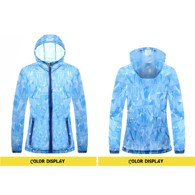 

Toponeto Men Printing Long Sleeve Sunscreen Zipper Hooded Sweatshirt Pullover Tops Blouse