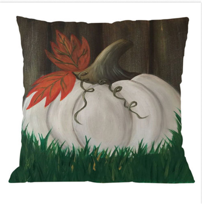 

Halloween Square Pillows Cover Cotton Linen Pillow Case Sofa Waist Throw Cushion Cover Pumpkin Printed Halloween Pillow Case Hot