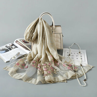

Women Soft Long Neck Large Scarf Wrap Shawl Pashmina Stole Scarve Chiffon Cotton