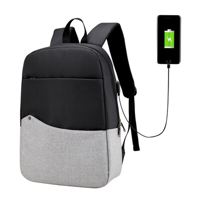 

Tailored 2017 new stitching usb shoulder bag travel bag computer bag GY