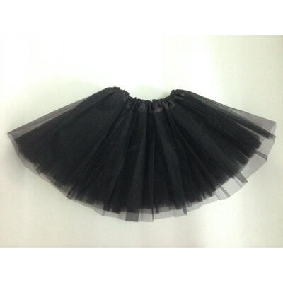 

Pretty Women Girl Elastic Stretchy Tulle Dress Adult Tutu 3 Layer mini Skirt