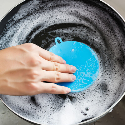 

Toponeto Silicone Dish Washing Sponge Scrubber Kitchen Cleaning Antibacterial Tool