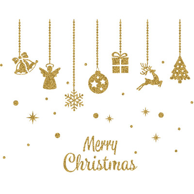 

〖Follure〗Christmas Wall Stickers Home Decor Stickers Cute Christmas Window Stickers