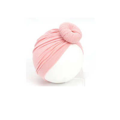 

Baby Toddler Knot Turban Head Wrap Hat Cotton Stretch India Ear Cap Winter Warm