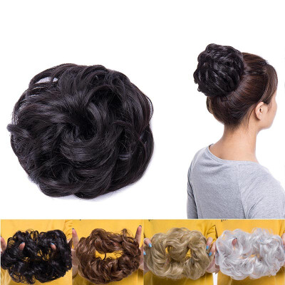 

Synthetic Hair Bun Extensions Messy Hair Scrunchies Hair Pieces for Women Hair Donut Updo Ponytail