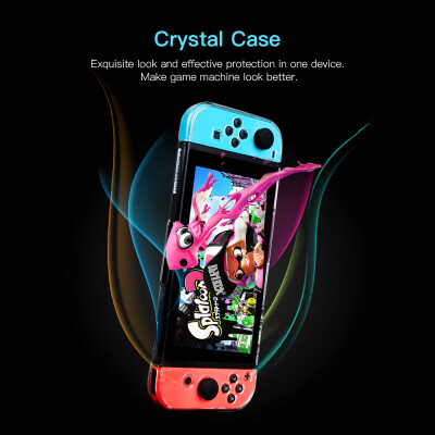 

BUBM Protective Crystal Case for Switch Dockable Cover for Nintendo Switch Splitting Design Hard Cover Anti-shock All-round Protec