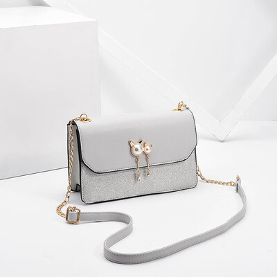 

Ins super hot sequins chain bag small bag girl new fashion Korean version of the fashion 100 shoulder oblique satchel girl