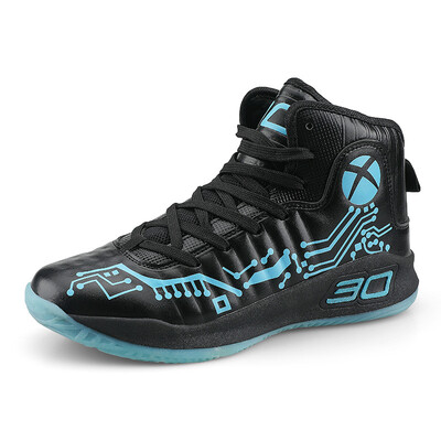 

Autumn Breathable Couple Basketball Shoes High Help Boots Wear-resistant Anti-skid Trend Sports Shoes