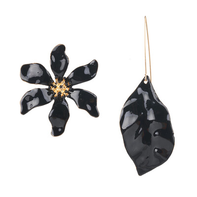 

2019 New Design za Fashion white Flower Leaf Earrings Bohemia Handmade Dangle Earrings For Women party jewelry Gift