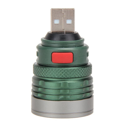 

USB LED Power Bank Flashlight Head Lamp 3W Extension Light Torch