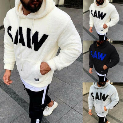 

Mens Pullover Hoodie Hooded Sweatshirt Fleece Top Plain Hoody Jumper -3XL
