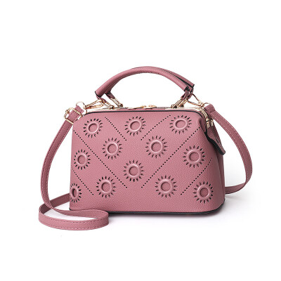 

Female bag 2019 new bag female Korean version of the stereo PU leather fashion handbags Messenger shoulder bag