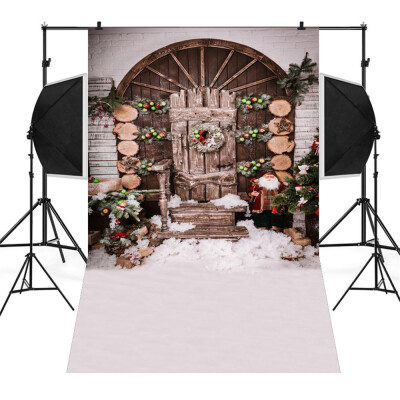 

〖Follure〗Christmas Backdrops Snowman Vinyl 3x5FT Lantern Background Photography Studio