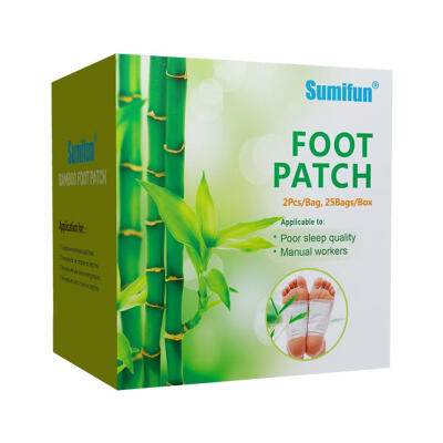 

50pcs Detox Foot Patch Body Toxins Feet Slimming Cleansing Herbal Adhesive