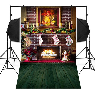 

Toponeto Christmas Backdrops Snowman Vinyl 3x5FT Lantern Background Photography Studio