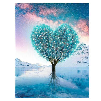 

5D DIY Full Drill Diamond Painting Love Tree Cross Stitch Embroidery Kit