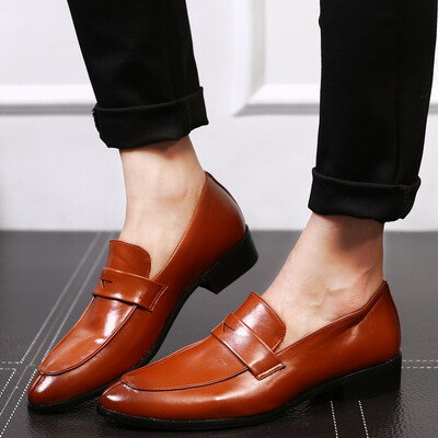 

Leather shoes casual fashion trendy shoes mens shoes