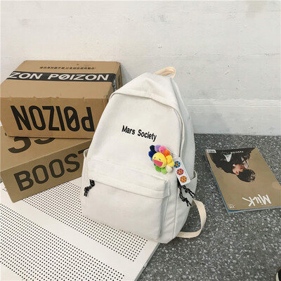

Junior High School StudentsBookbags Female Korean Edition Senior High School Students Male Fashion Campus Backpacks Shoulder Bag