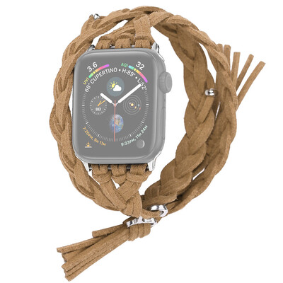 

〖Follure〗Hand-woven Dermis To Strap Replacement For Apple Watch Series 1234 38mm40mm