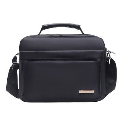 

Mens shoulder bag casual mens large briefcase waterproof cloth business portable messenger bag
