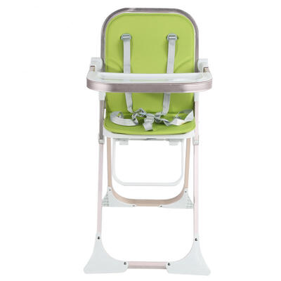 

Greensen Baby Toddler Folding High Chair with Harness Removable Tray
