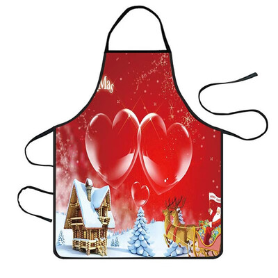 

Siaonvr Christmas Decoration Waterproof Apron Kitchen Aprons Dinner Party Apron