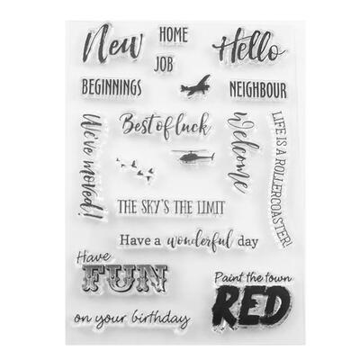 

Letters Transparent Stamp Seal for DIY Scrapbooking Photo Album Card Making
