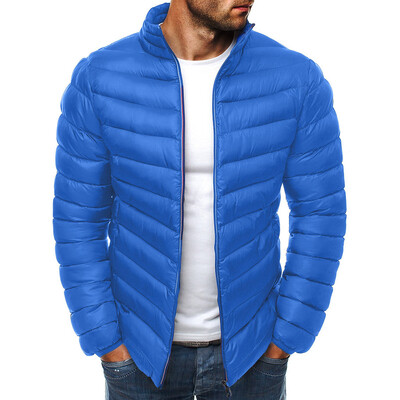 

Gobestart Mens Autumn Winter Zipper Warm Down Jacket Packable Light Top Quality Coat