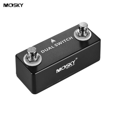 

MOSKY DUAL SWITCH Dual Footswitch Foot Switch Pedal Full Metal Shell