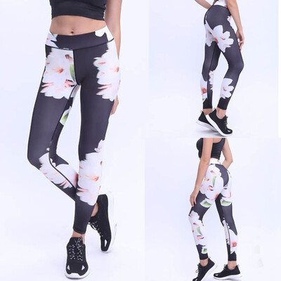 

Starmoon Womens Printed Hip-up Breathable Yoga Pants Exercise Running Pants