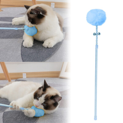 

Gobestart Kitten Cat Toy Interactive Toy Soft Ball And Cat Feather And Bell Toy