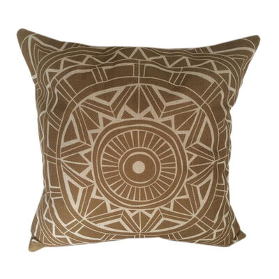 

43x43cm Round Circle Cushion Cover Flax Pillow Case Home Sofa Car Bedroom Throw Pillow Shell
