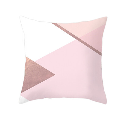 

Pink Gold Peach Skin Cushions Covers Throw Pillow Case Sofa Home Decor 45 x 45CM
