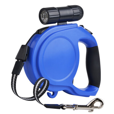 

5M LED Light Large Dog Leash Retractable Extending Pet Leash Lead for Big&Medium Dog with LED