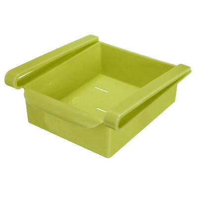 

Slide Kitchen Fridge Freezer Space Saver Organizer Storage Rack Shelf Holde