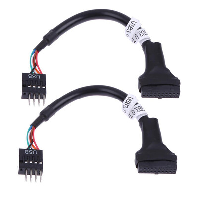 

2019 Pin USB30 Female to 9 Pin USB20 Male Motherboard Cable