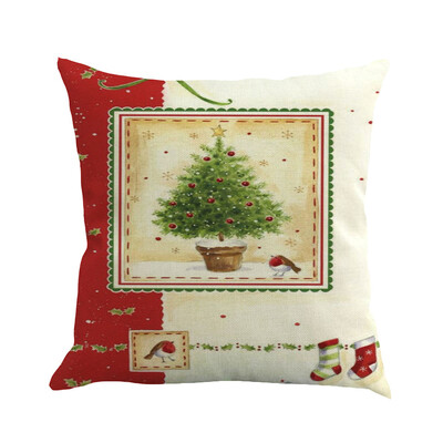 

Siaonvr Christmas Pillow Cover Pillowcases Decorative Sofa Cushion Cover 45x45cm