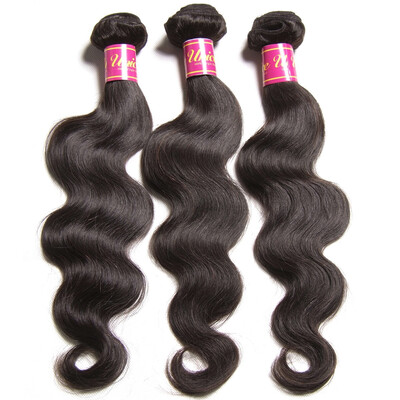 

UNice 8A Malaysian Body Wave Virgin Human Hair Extensions 3 bundles 300g