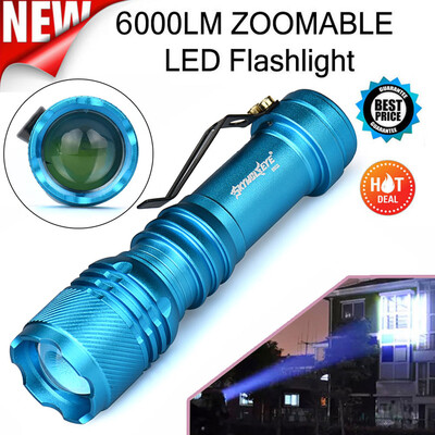 

Saidsome Q5 AA14500 3 Modes ZOOMABLE LED Flashlight Torch Super Bright flashlight lamp
