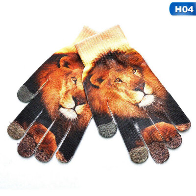 

New 3D Unisex Touch Screen Gloves Stretch Knit Mittens Winter Warm Gloves