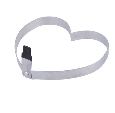 

Kitchen Heart Love Shaped Cook Fried Egg Mold Pancake Stainless Steel Mould