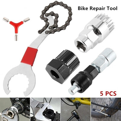 

Mountain Bike Repair Tool Kits Bicycle Chain RemovelBracket RemoverFreewheel Remover Crank Puller Remover Outdoor sports