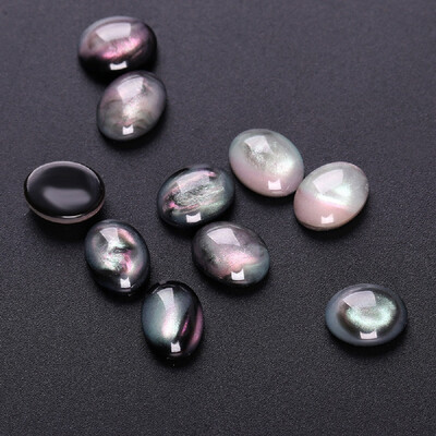

Toponeto DIY 20pcsbag Nail Art Decoration Oval Stone Charm Acrylic Resin